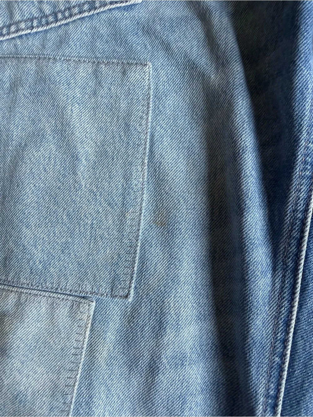 We The Free Light Blue Patchwork Barrel Jeans - Picture 4 of 4